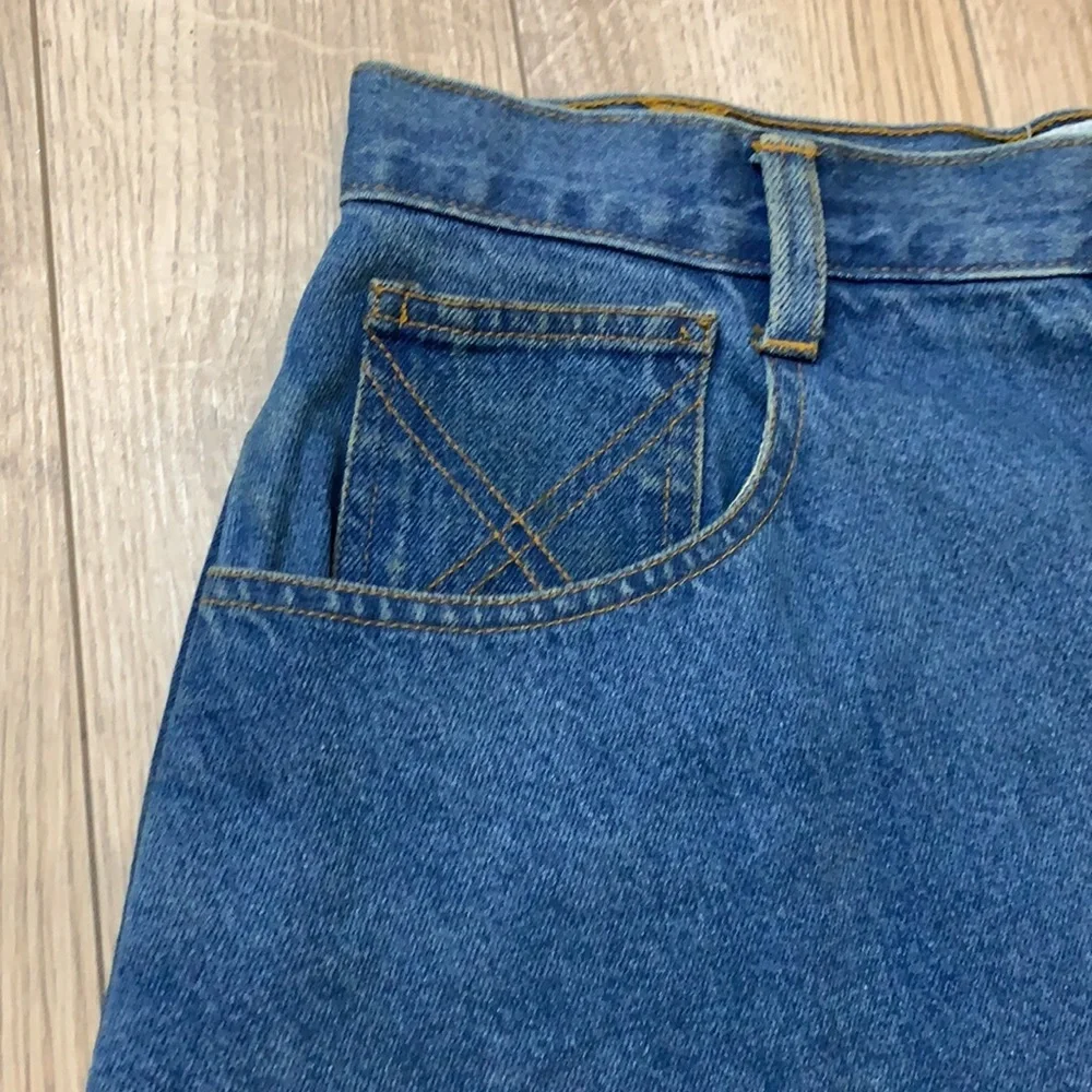 True Blue Denim Jean Five Pocket Skirt Regular Fit Mini Women’s 13/14 - Picture 4 of 10